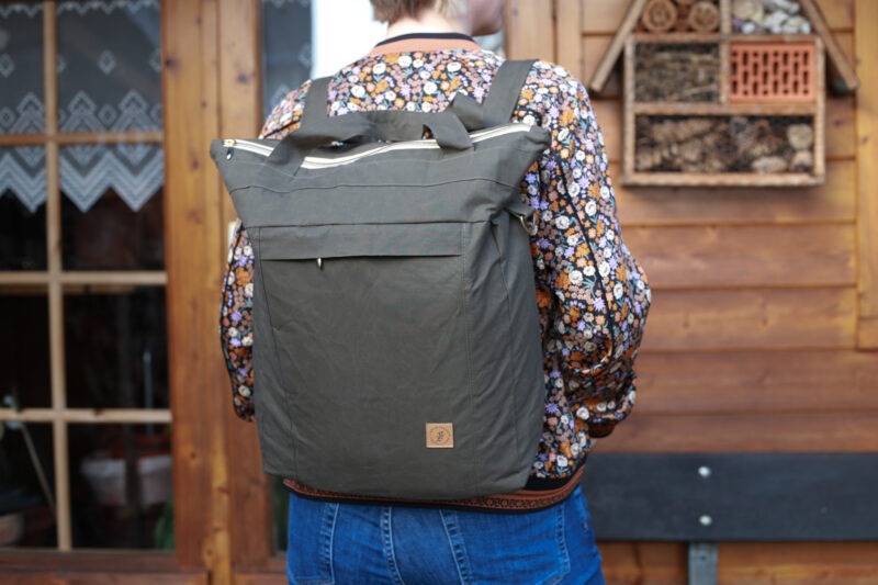 Rucksack Oilskin Khaki